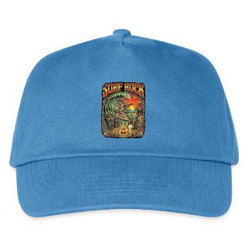 Surf Rock Beach Party - Kids’ Baseball Cap - peacock-blue - Front