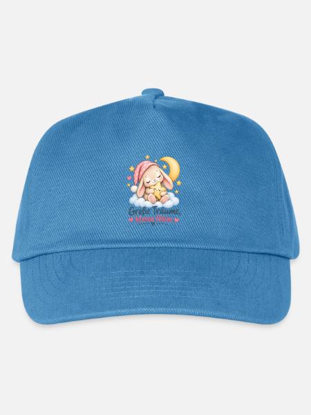 Große Träume Kleine Hasin - Kinder Basecap - Pfauenblau