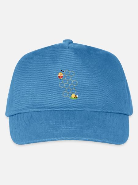 Bee - Kinder Basecap - Pfauenblau