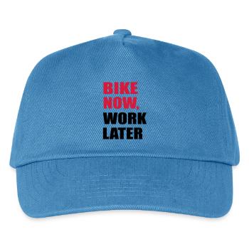 motorcycle - Kids’ Baseball Cap - peacock-blue - Front