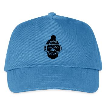 apres ski schnee winterurlaub ski snowboard cool - Kinder Basecap - Pfauenblau - Vorne