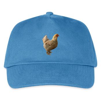 Poulet - Casquette de baseball Enfant - bleu paon - Devant