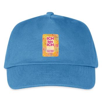 Regenbogen Spiralen Ich bin Ich - Sonja Ariel - Kinder Basecap - Pfauenblau - Vorne