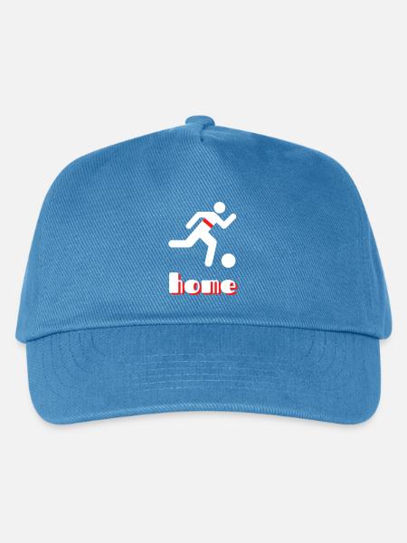 Stuttgart home mit roten Brustring - Kinder Basecap - Pfauenblau