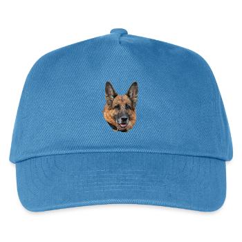 Schäferhund - Kinder Basecap - Pfauenblau - Vorne