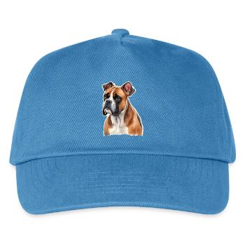 Boxer - Kids’ Baseball Cap - peacock-blue - Front