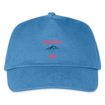 In die Berge zu gehen ist nach Hause zu gehen - Kinder Basecap - Pfauenblau - Vorne