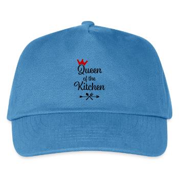 Queen of the Kitchen - Kids’ Baseball Cap - peacock-blue - Front