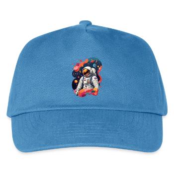 Astronaut - Kinder Basecap - Pfauenblau - Vorne