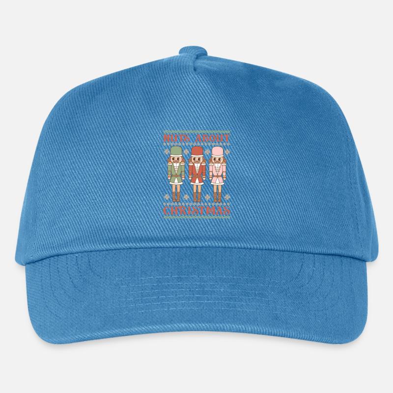 Hässlicher Weihnachtspullover - Kinder Basecap - Pfauenblau