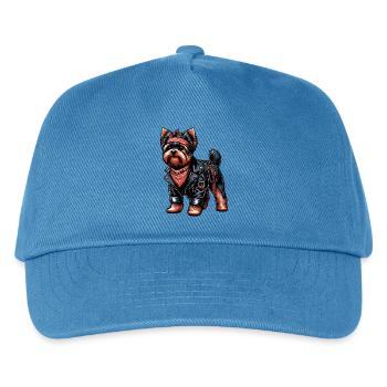 Yorkshire Terrier Rocker - Kids’ Baseball Cap - peacock-blue - Front