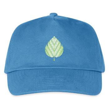 Leaf Heritage - Traditional Romanian folk art - Kids’ Baseball Cap - peacock-blue - Front