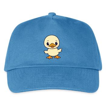 Entchen - Kinder Basecap - Pfauenblau - Vorne