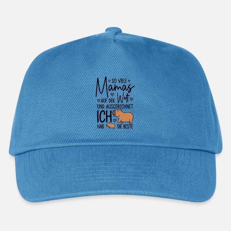 So viele Mamas Beste Mama Baby Muttertag Geschenk - Kinder Basecap - Pfauenblau