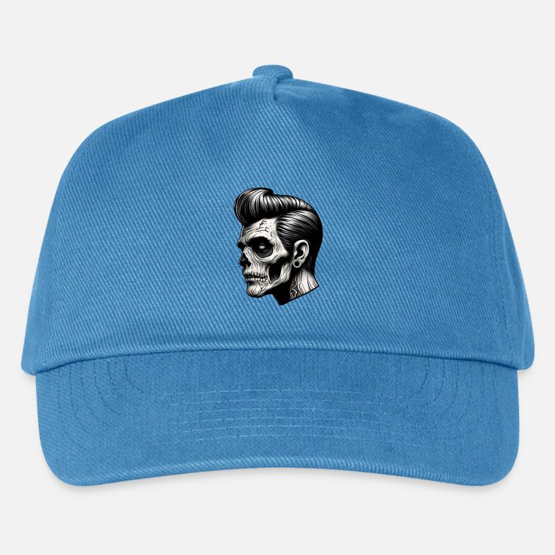 Rockabilly Zombie Vibes - Kinder Basecap - Pfauenblau