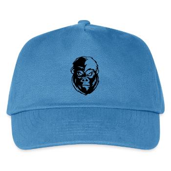 gorilla face tier - Kinder Basecap - Pfauenblau - Vorne