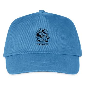 Pekingese Mom Dog Dog Wilsigns - Kids’ Baseball Cap - peacock-blue - Front