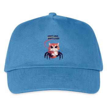 Cute Spiders Cat - Kids’ Baseball Cap - peacock-blue - Front