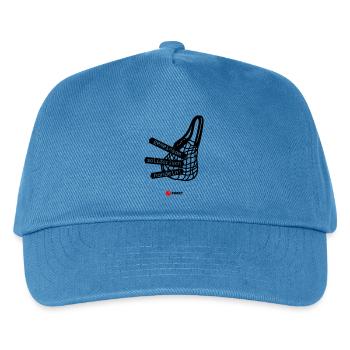 PUNKT Solishirt - Kinder Basecap - Pfauenblau - Vorne
