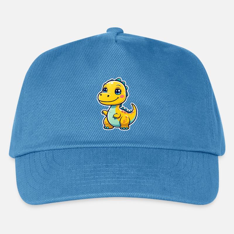 Dino - Kinder Basecap - Pfauenblau