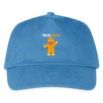 Christmas gingerbread gingerbread man - Kids’ Baseball Cap - peacock-blue - Front