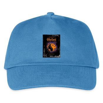 Waiting for Godot - Kids’ Baseball Cap - peacock-blue - Front