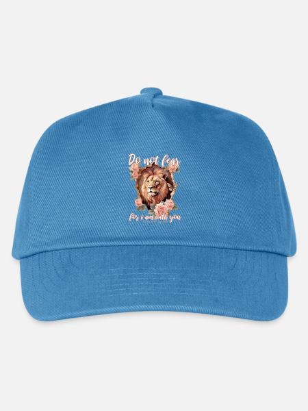 Löwe Bibelvers Christlich - Kinder Basecap - Pfauenblau