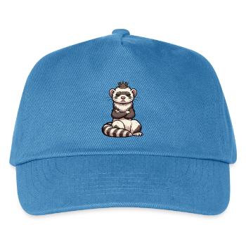 ferret ferret holder ferret owner - Kids’ Baseball Cap - peacock-blue - Front