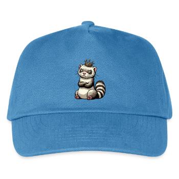ferret ferret holder ferret owner - Kids’ Baseball Cap - peacock-blue - Front