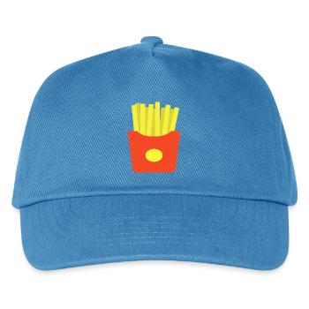 French Fries - Kids’ Baseball Cap - peacock-blue - Front
