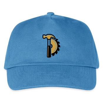 Hammer Kreissaege Logo - Kinder Basecap - Pfauenblau - Vorne