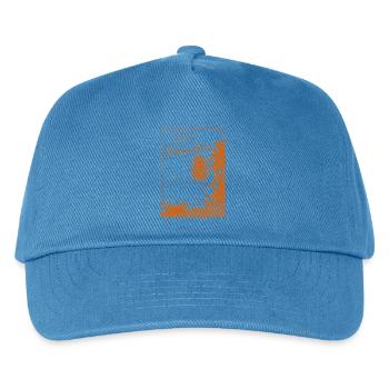 Grüße aus dem Paradies - Kinder Basecap - Pfauenblau - Vorne