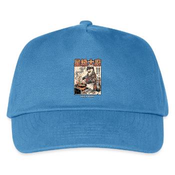 Otter Chefkoch Shibuya - Kinder Basecap - Pfauenblau - Vorne