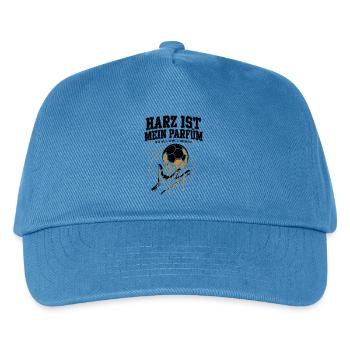 Handballer Geschenk – Harz statt Parfüm - Kinder Basecap - Pfauenblau - Vorne