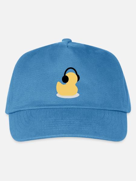 Kopfhörerente im Puls-Design - Kinder Basecap - Pfauenblau