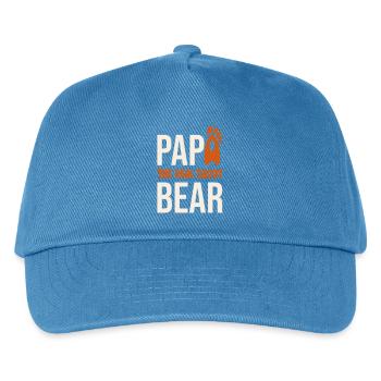 Papa Bear: El Real Daddy - Kinder Basecap - Pfauenblau - Vorne