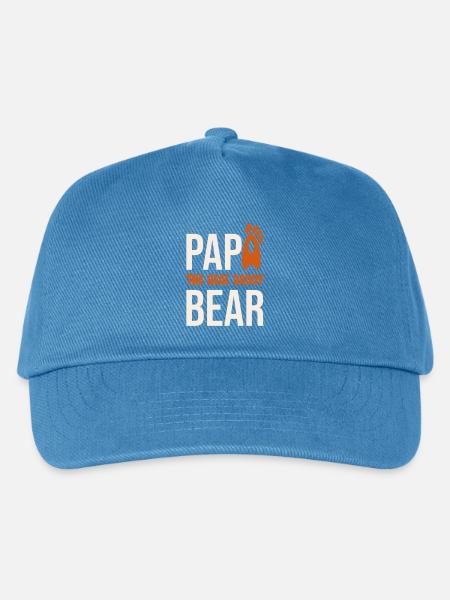 Papa Bear: El Real Daddy - Kinder Basecap - Pfauenblau