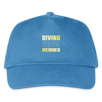 Diving Team - Kinder Basecap - Pfauenblau - Vorne
