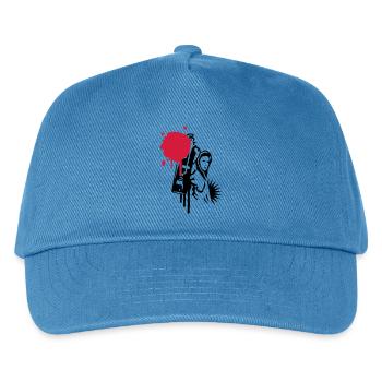 graffitis pulvérisateur avec bombe dans le style - Casquette de baseball Enfant - bleu paon - Devant
