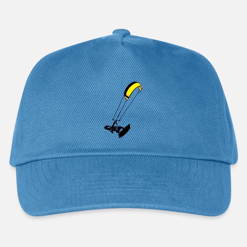 kite-surf - Kinder Basecap - Pfauenblau
