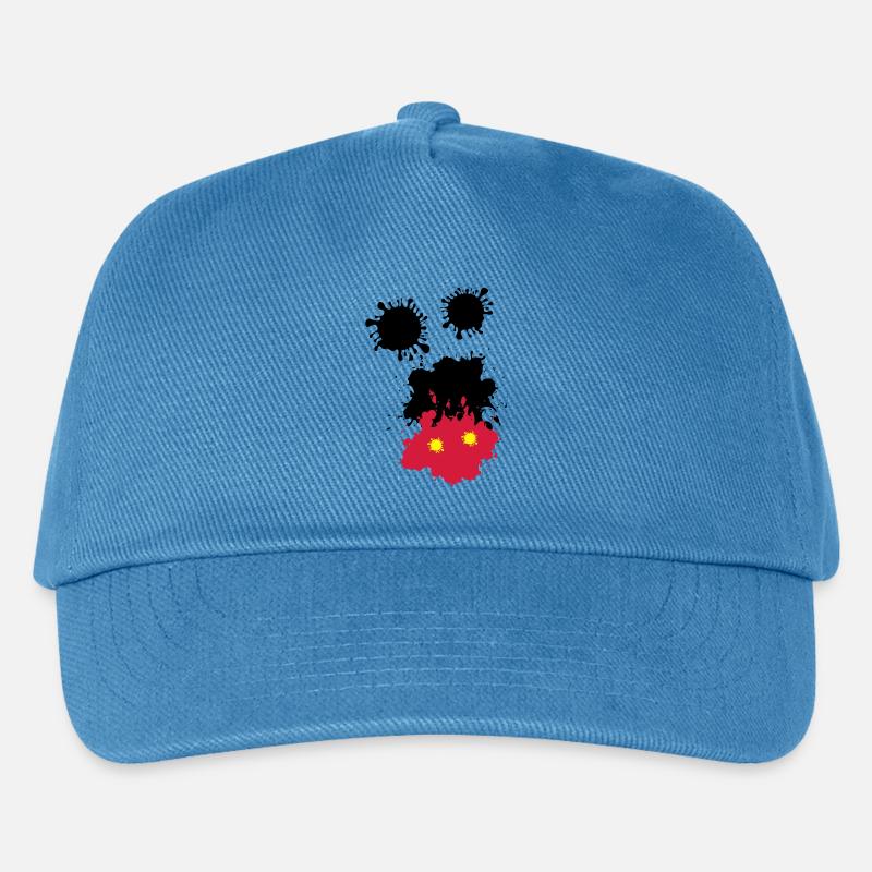 Maus-Spots - Kinder Basecap - Pfauenblau