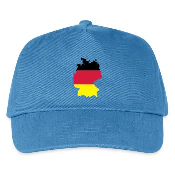 Germany - Kids’ Baseball Cap - peacock-blue - Front
