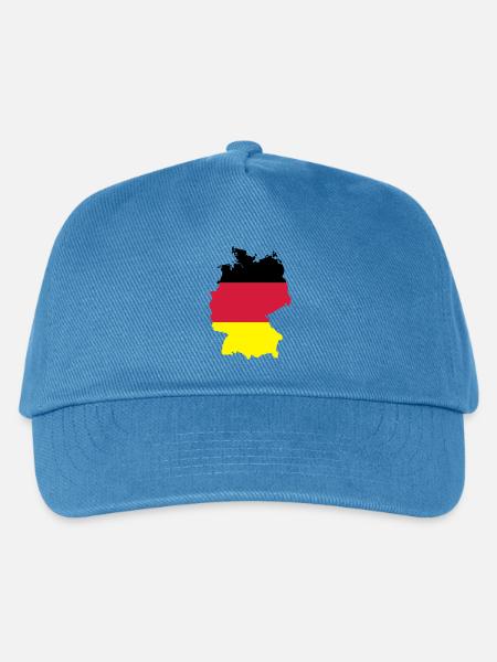 Germany - Kids’ Baseball Cap - peacock-blue
