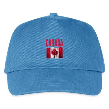 KANADA - Kinder Basecap - Pfauenblau - Vorne