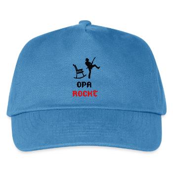 Großvater Opa Statement Alter Mann Alles Gute - Kinder Basecap - Pfauenblau - Vorne