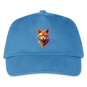 Loup Cool - Casquette de baseball Enfant - bleu paon - Devant