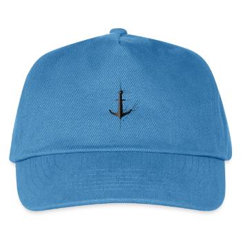Anker - Kinder Basecap - Pfauenblau - Vorne