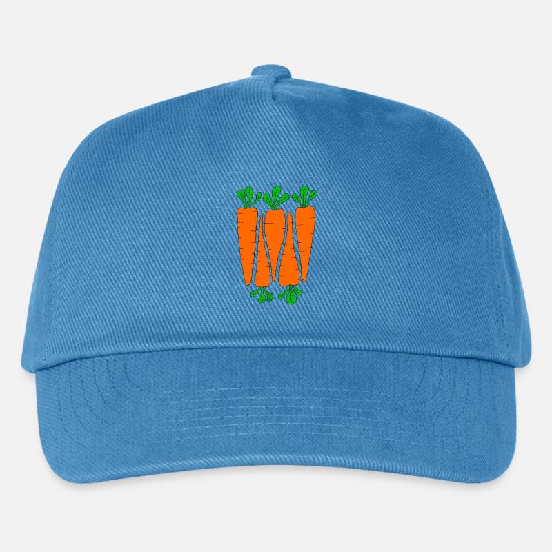 Karotten - Kinder Basecap - Pfauenblau