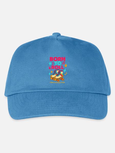 Borne to Roll Rollschuhe - Kinder Basecap - Pfauenblau