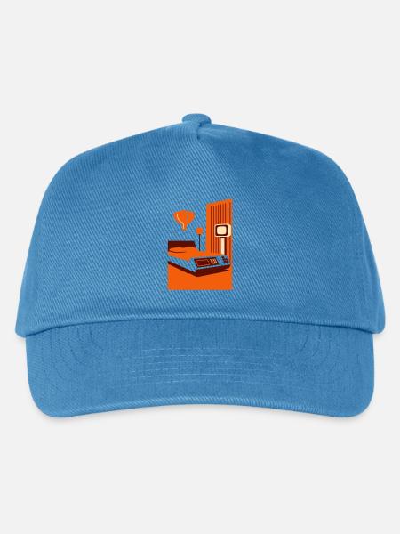Spaceage Bedroom II - Kinder Basecap - Pfauenblau